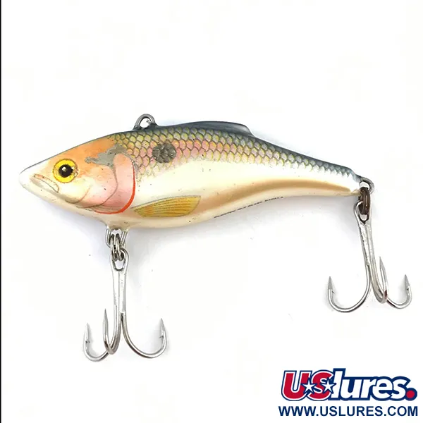 Vintage Rapala Rattlin’ Rap, 3/5oz Silver / Pink fishing lure #5070