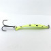 Vintage  Williams Mooselook wobbler, 1/4oz Fluorescent Yellow / Black fishing spoon #5086