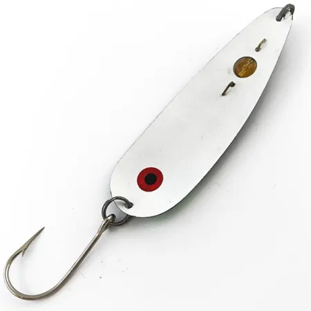 Vintage Eppinger Red Eye Evil Eye, 1/3oz Black / Green / Yellow Eye fishing spoon #5087