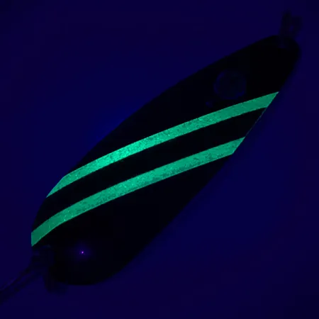 Vintage Eppinger Red Eye Evil Eye, 1/3oz Black / Green / Yellow Eye fishing spoon #5087