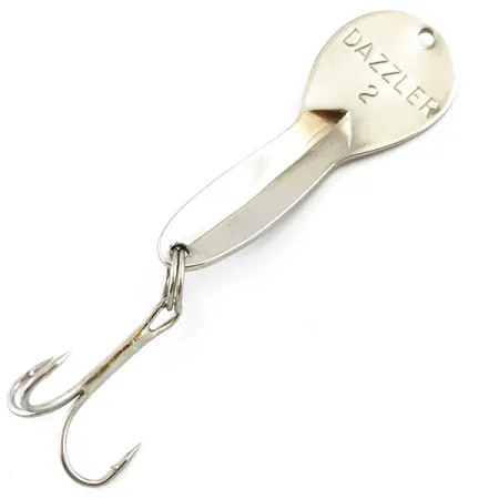 Vintage Acme Dazzler #2, 1/4oz Nickel fishing spoon #5088