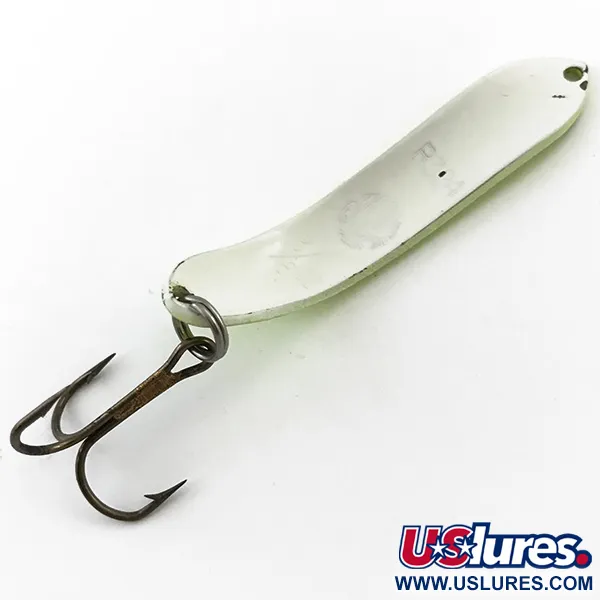 Vintage   Thomas EEL UV, 1/3oz Fluorescent Yellow fishing spoon #5089