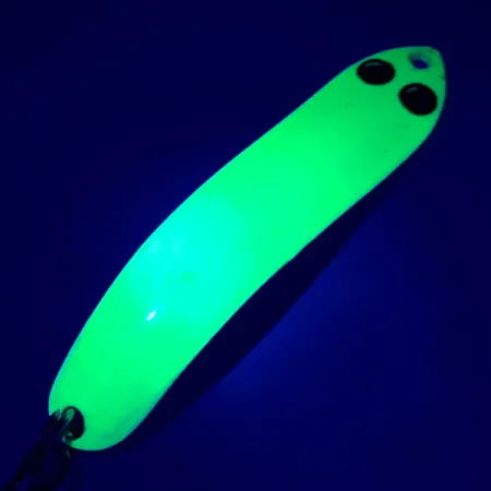 Vintage Thomas EEL UV, 1/3oz Fluorescent Yellow fishing spoon #5089