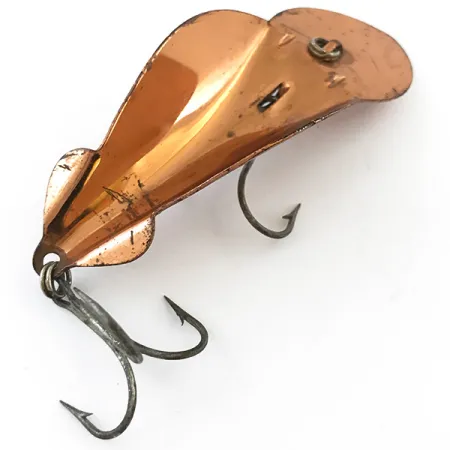 Vintage Buck Perry Spoonplug, 1/2oz Copper fishing spoon #5094