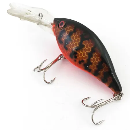 Vintage Luhr Jensen Hot Lips Express ​, 1/2oz Red Tiger fishing lure #5098