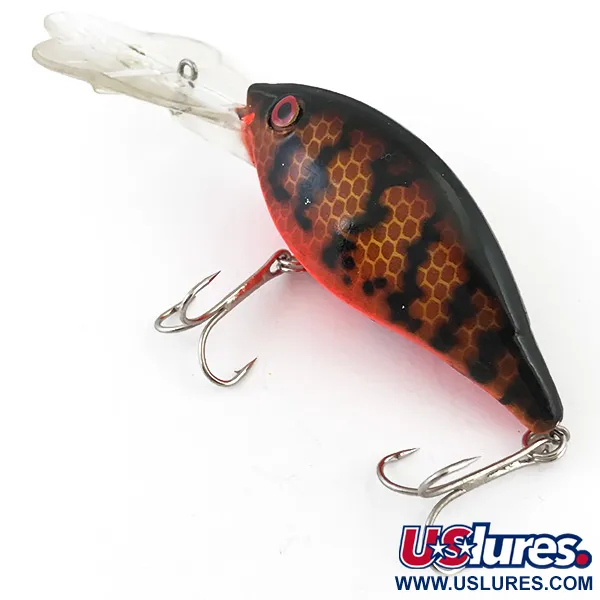 Vintage   Luhr Jensen Hot Lips Express ​, 1/2oz Red Tiger fishing lure #5098