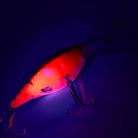 Vintage Luhr Jensen Hot Lips Express ​, 1/2oz Red Tiger fishing lure #5098