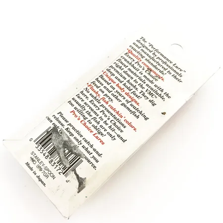 Stanley Jigs, 1/4oz Silver / Rainbow Hologram fishing spoon #5111