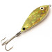 Vintage  RSR Lures RSR SHAD , 1 1/4oz Golden Hologram fishing spoon #5122