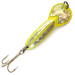 Vintage   Glen Evans Loco 3 UV, 3/5oz Yellow / Hologram UV  Glow in UV light, Fluorescent fishing spoon #5125