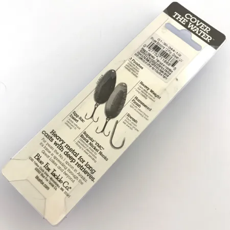 Blue Fox Pixee UV, 1/2oz Hammered Nickel / Green fishing spoon #5128