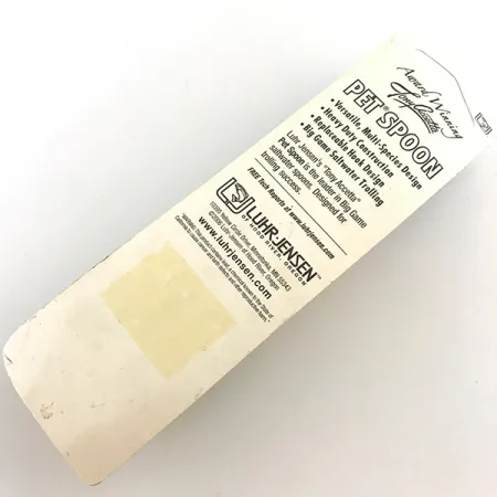 Luhr Jensen Незачіпляйка Tony Accetta Pet Spoon 14, 1/4oz Nickel fishing spoon #5133