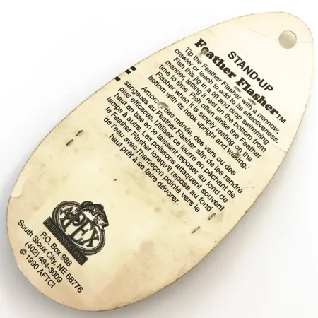 Other Apex Feather Flasher, 1/4oz Chartreuse fishing spoon #5134