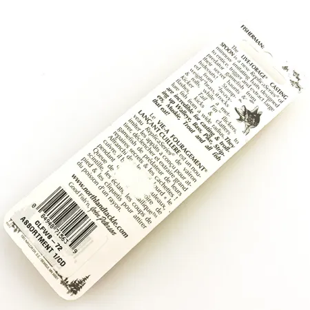 Northland Live Forage Glow, 1/4oz rainbow fish fishing spoon #5140