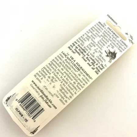 Northland Live Forage Glow, 1/4oz Realistic fish fishing spoon #5142