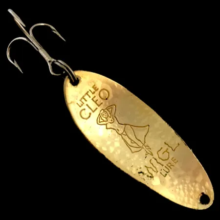 Vintage Seneca Little Cleo (Hula Girl) Crystal, 1/3oz Crystal (Golden Scale)  fishing spoon #5147