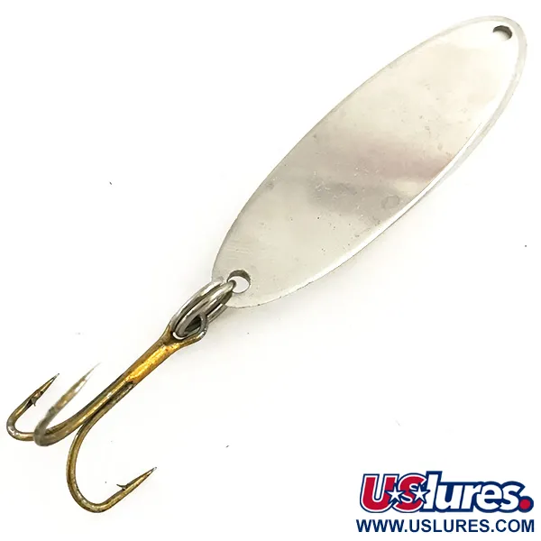 Vintage  Acme Kastmaster , 1oz Nickel / Red fishing spoon #5150