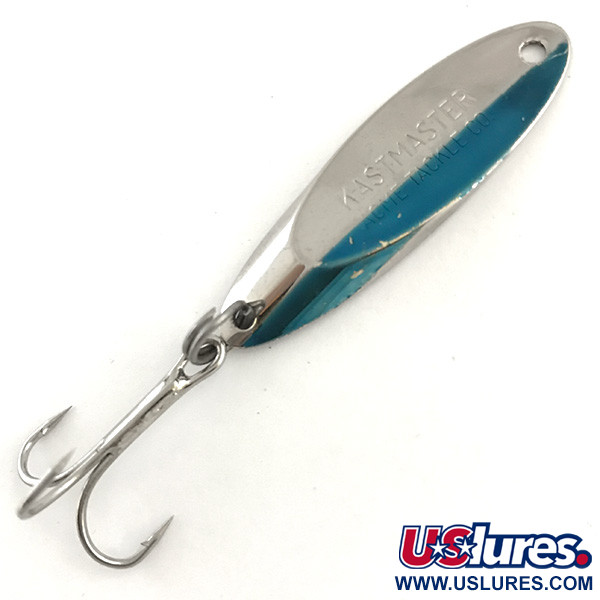 Vintage  Acme Kastmaster , 1/4oz Nickel / Blue fishing spoon #5152