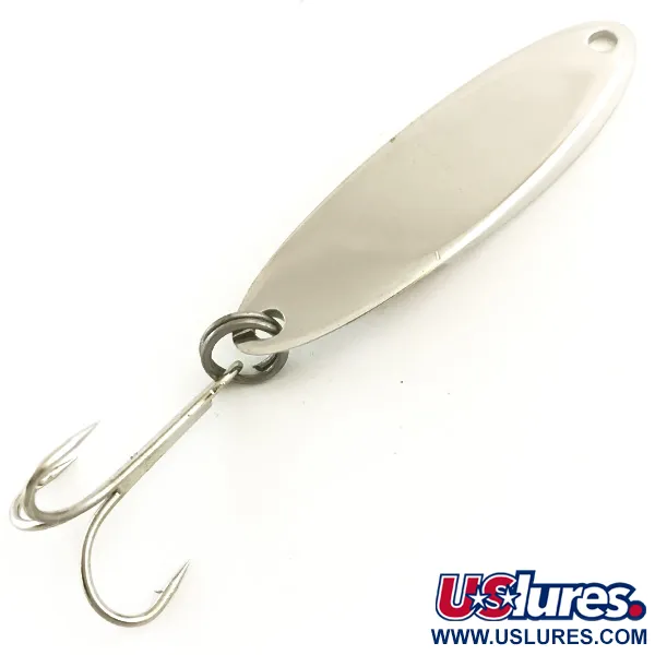 Vintage  Acme Kastmaster , 3/8oz Nickel / Fluorescent Green fishing spoon #5154