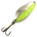 Vintage  Seneca Little Cleo (Hula Girl), 1/3oz Nickel / Green fishing spoon #5159