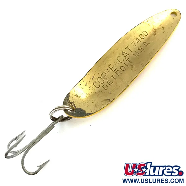 Vintage  Eppinger Dardevle Cop-E-Cat 7400, 1/2oz Five of Diamonds fishing spoon #5182