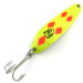 Vintage  Eppinger Dardevle Cop-E-Cat 7300 UV, 1/3oz Fluorescent Yellow / Nickel fishing spoon #5183