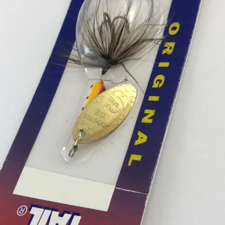 Yakima Bait Worden’s Original Rooster Tail, 1/16oz Gold / Brown Trout spinning lure #6212