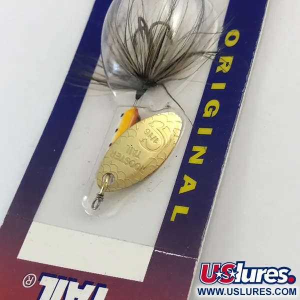  Yakima Bait Worden’s Original Rooster Tail , 1/16oz Gold spinning lure #5193