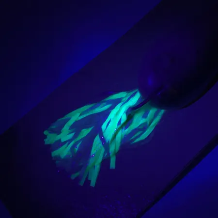 Hydro Lures Weedless Hydro Spoon UV, 1/2oz White / Green fishing spoon #5197