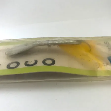 Glen Evans Weedless Loco, 2/3oz Nickel / Hologram / Yellow fishing spoon #5200