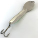 Vintage   Glen Evans Loco 4., 3/4oz Nickel / Green Hologram fishing spoon #5202