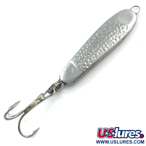 Vintage  Other Jig Lure, 3/5oz Hammered Silver fishing spoon #5210