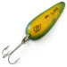 Vintage  Eppinger Dardevle Rok't Imp, 3/4oz Yellow / Green / Nickel fishing spoon #5222