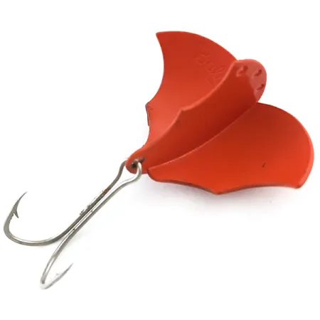 Vintage Harrison Industries Baby Bat, 1/2oz Orange fishing spoon #5223