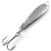 Vintage  Unknown Jig Lure, 1/4oz Hammered Nickel fishing spoon #5227