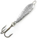Vintage  Unknown Jig Lure, 3/16oz Hammered Nickel fishing spoon #5228