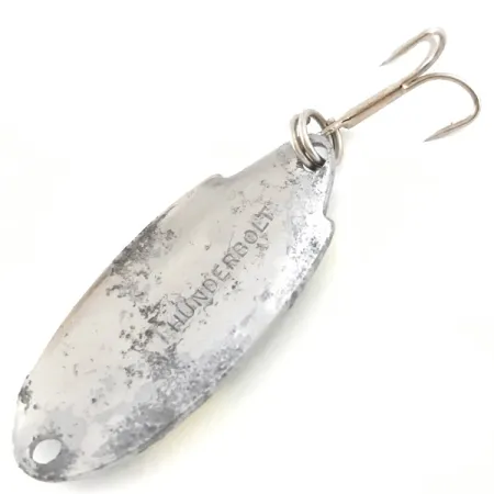 Vintage Acme Thunderbolt, 3/16oz Frog / Nickel fishing spoon #5242
