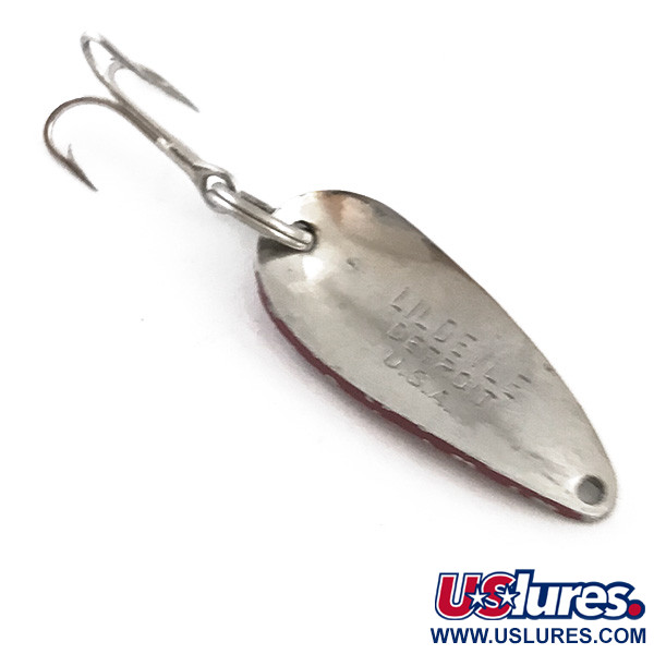 Vintage  Eppinger Dardevle Lildevle, 1/8oz Red / White / Nickel fishing spoon #5245
