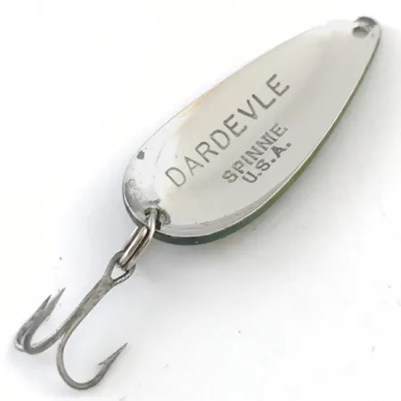 Vintage Eppinger Dardevle Spinnie, 1/3oz Frog fishing spoon #5246