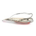 Vintage  Weedless Bait Company Weedless LARSON BAIT FISHTRAP​, 3/5oz Red / White / Nickel fishing spoon #5250