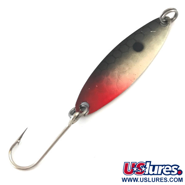 Vintage  Luhr Jensen Needlefish 1, 1/16oz Red / Black / White fishing spoon #5254