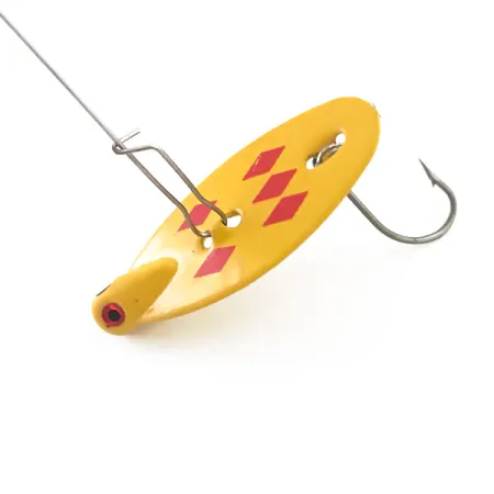 Vintage Mann's Bait  Mann's Dancer, 3/5oz Five of Diamonds fishing spoon #5258