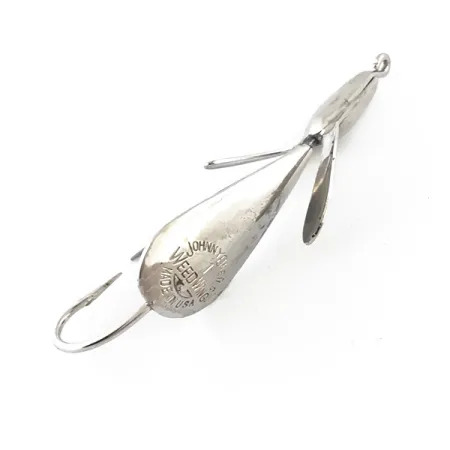 Vintage Johnnie O'Neil Weedless Weed Wing Jonny ONeils 1, 1/4oz Nickel fishing spoon #5266