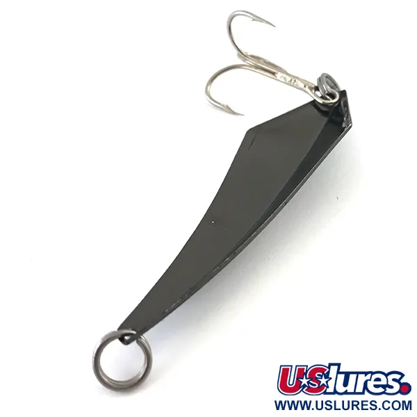 Vintage   Rebel ArrowHead, 3/5oz Black fishing spoon #5271