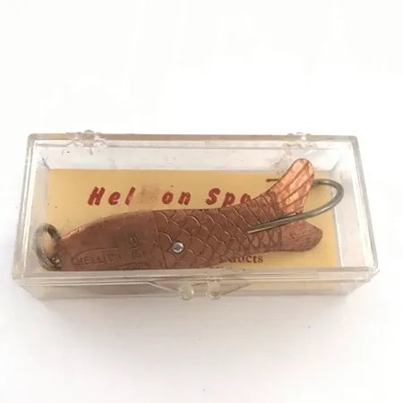 Weedless Hellion Fish Crystal, 2/5oz Crystal / Copper fishing spoon #5275