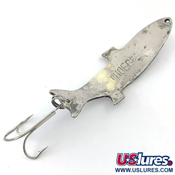 Vintage  Acme Phoebe, 1/2oz Nickel fishing spoon #5279