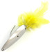 Vintage  Tony Acсetta Weedless Tony Accetta Weed-Dodger, 1/3oz Nickel / Yellow fishing spoon #5284