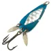 Vintage   Marathon (with sonic blades), 2/5oz Nickel / Blue fishing spoon #5285