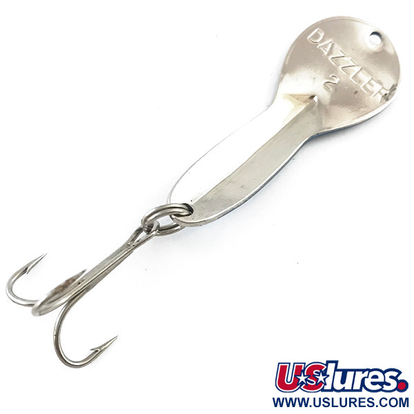  Acme Dazzler #2, 1/4oz Nickel / Blue fishing spoon #5297