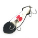 Vintage   Buck Perry Spoonplug, 1/4oz Black / White / Red fishing spoon #5298